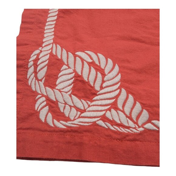 Set Of 4 Williams-Sonoma Nautical Rope Design Napkins Placemats 20x14 Inches - Picture 3 of 10